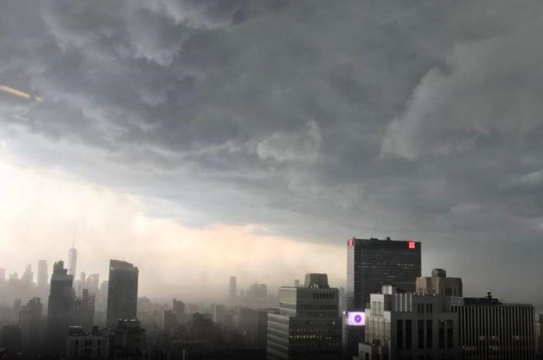 Severe storm over NYC