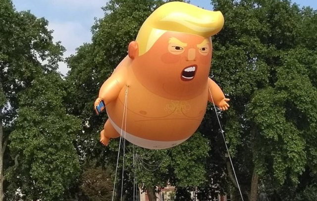 Baby Trump blimp