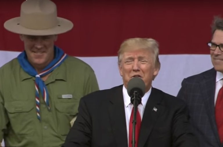 Trump at Boy Scout Jamboree