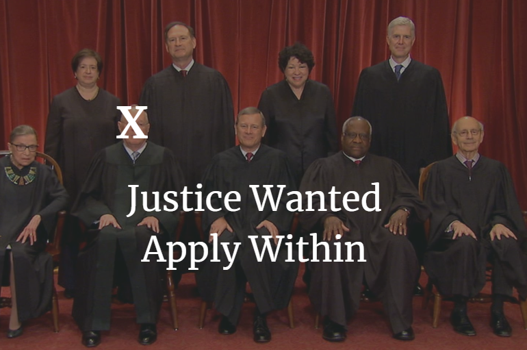 Justice Wanted ad