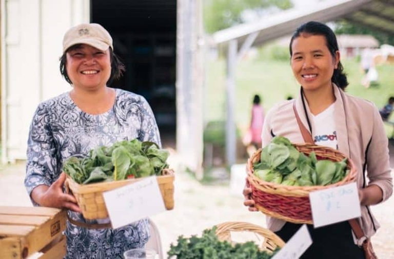 Refugee farmers