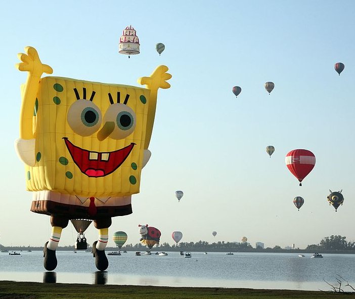 Hot air balloon festival in León, Guanajuato, Mexico. November 2010. By Tomas Castelazo.