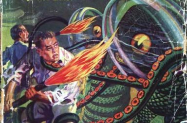 Cover of Amazing Stories of Super-Science (1930/9). Illustration for "Marooned under the Sea" by Paul Ernst.