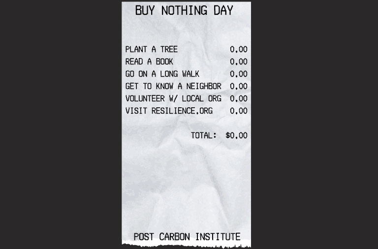 Buy Nothing Day