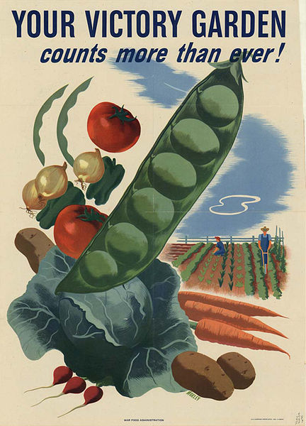 Victory garden poster, World War II