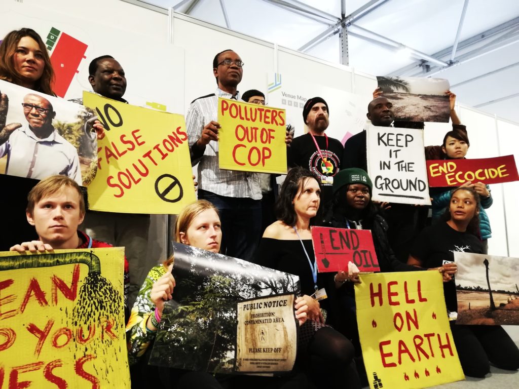 COP 24 protesters