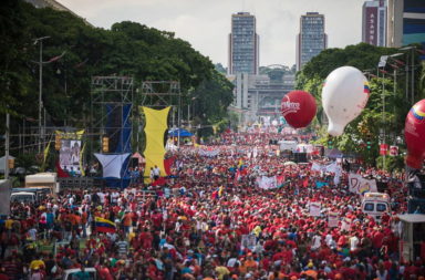 Venezuelan demostration