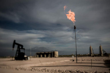 fracked gas production