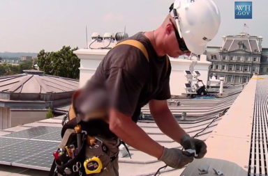 White House solar panels