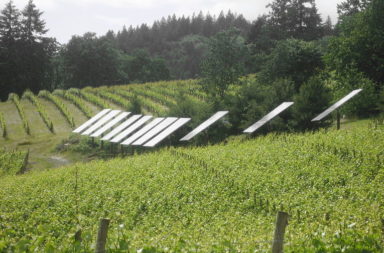 Solar panels in Oregon
