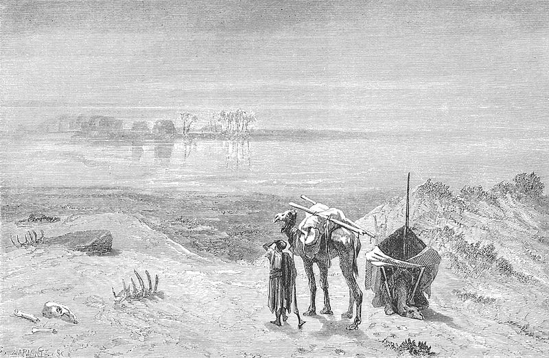 Mirage of the desert (1874).