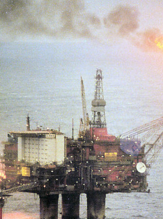 Norwegian oil rig