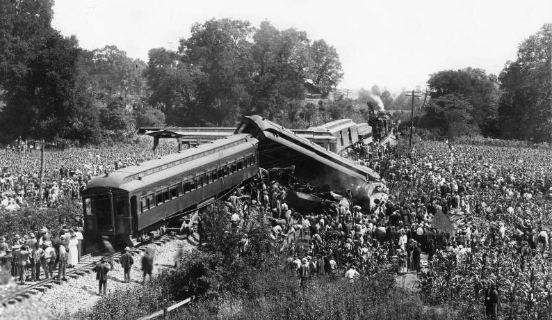 Great train wreck of 1918. The Tennessean.