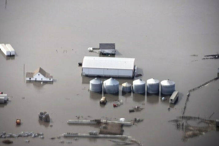 Midwest flood damage