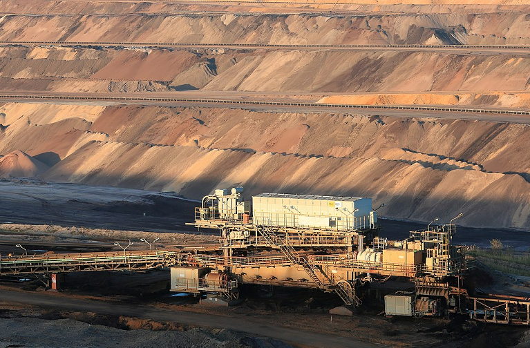 Lignite coal mine