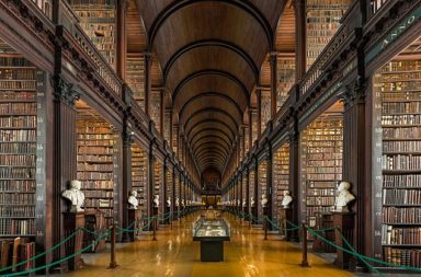 Long Room Interior, Trinity College Dublin, Ireland