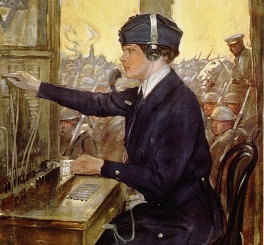 ” Back our girls over there” United War Work Campaign (1918), Artist: Clarence F. Underwood.
