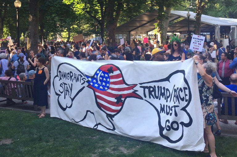 Keep Families Together protest