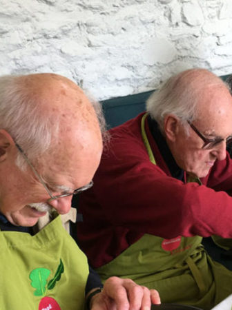 Workshop for older men around cooking