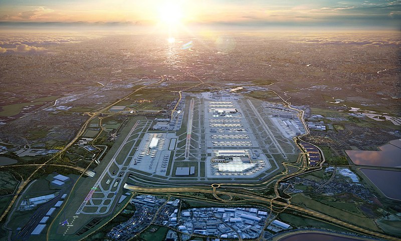 Artist’s impression of the new masterplan for expansion at Heathrow airport