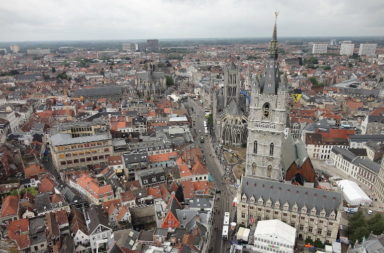 Ghent from above