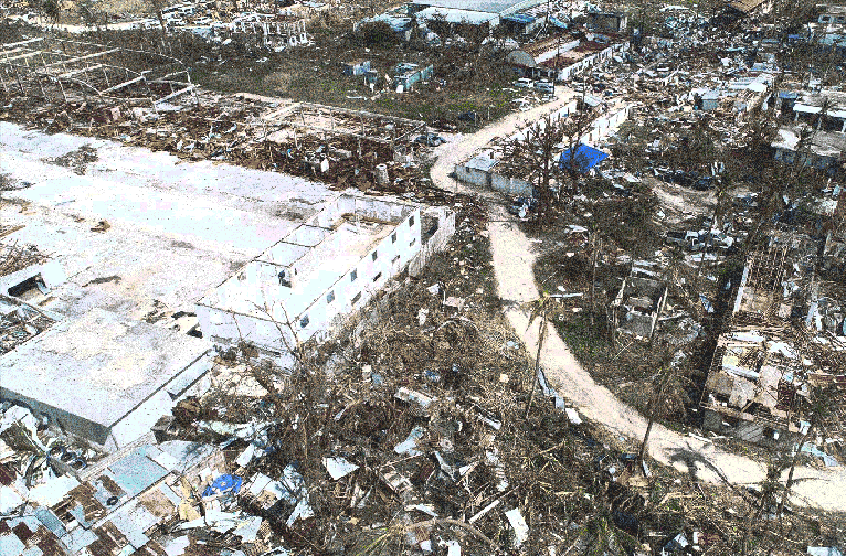 Saipan after Typhoon Yutu