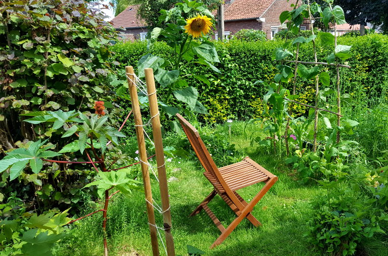 French permaculture garden