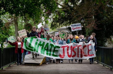 Climate Justice march in Mexico