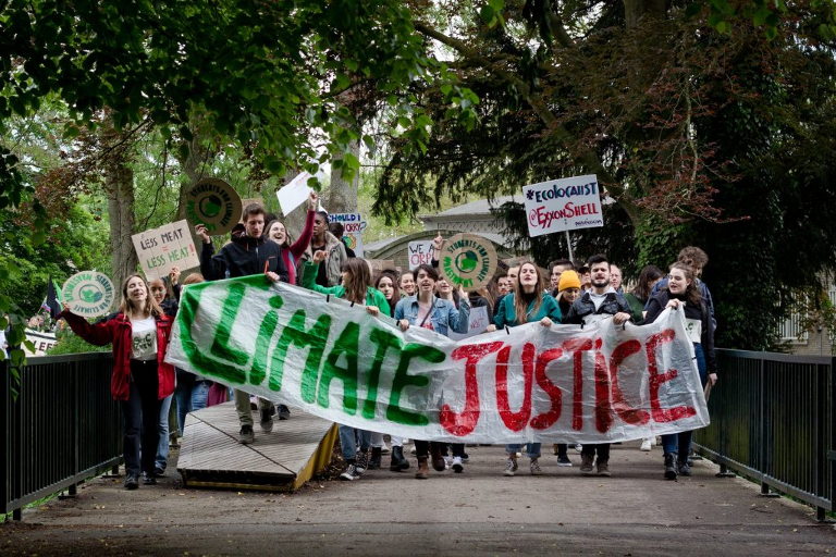 Climate Justice march in Mexico