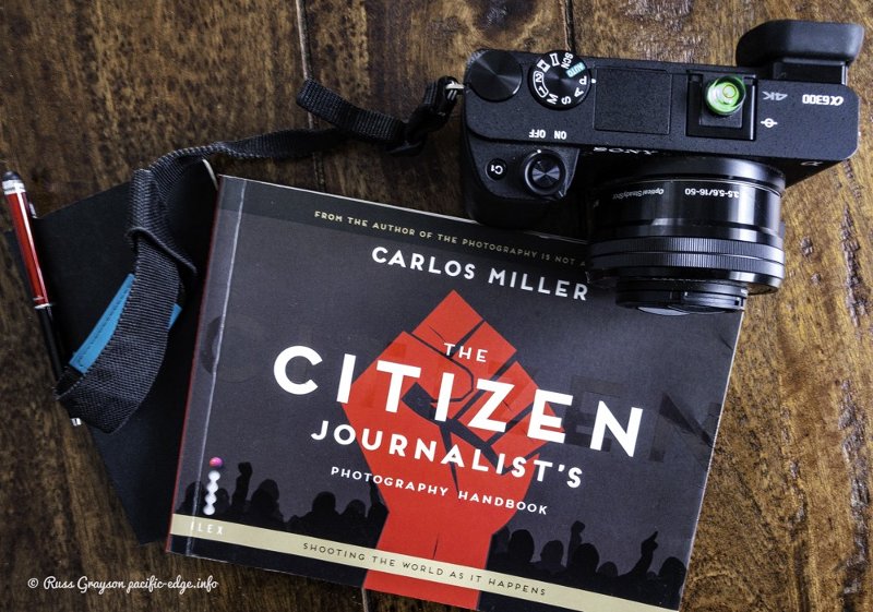 Citizen Journalist handbook and camera