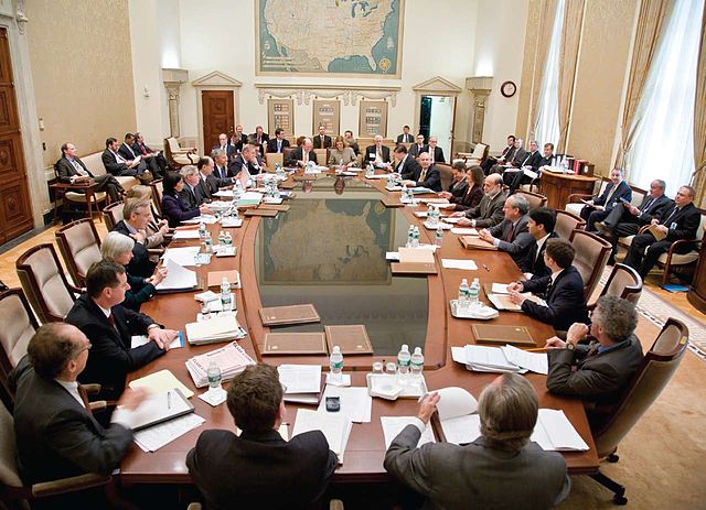 Modern-day meeting of the Federal Open Market Committee.D.C.