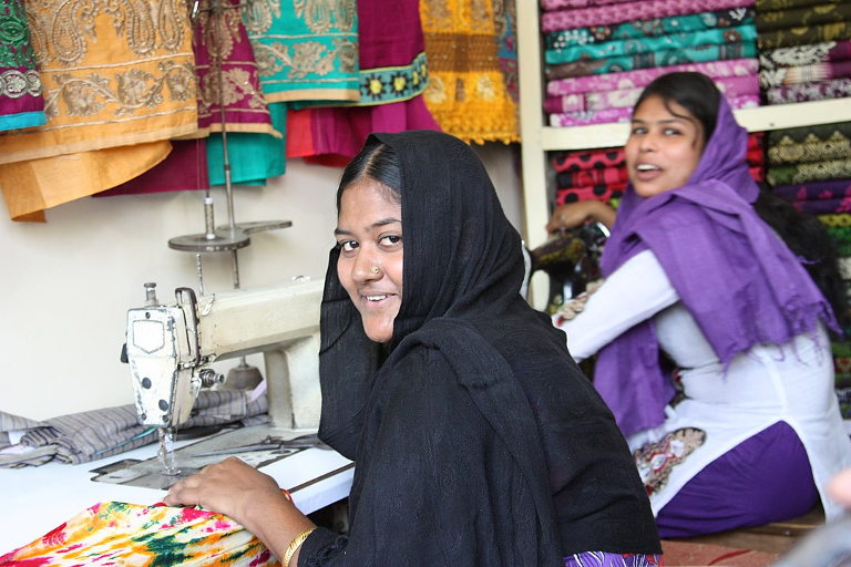 Clothing workers in Bangladesh