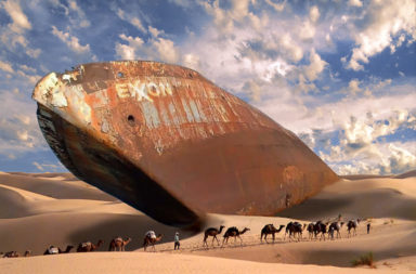 Exxon desert tanker