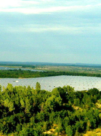 Part of Seftenberg Solarpark