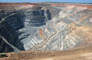 open-cast coal mining in Australia