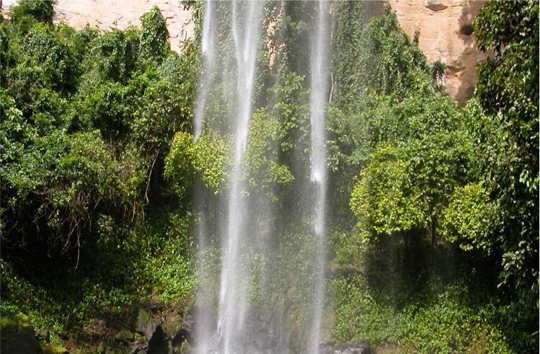 Waterfall in the Republic of Guinea
