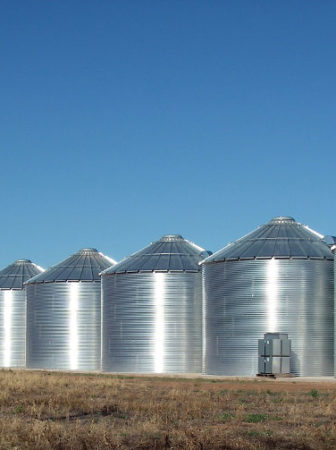 Texas grain silos