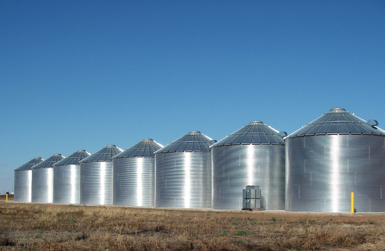 Texas grain silos