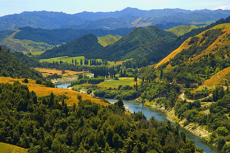 Whanganui River in New Zealand