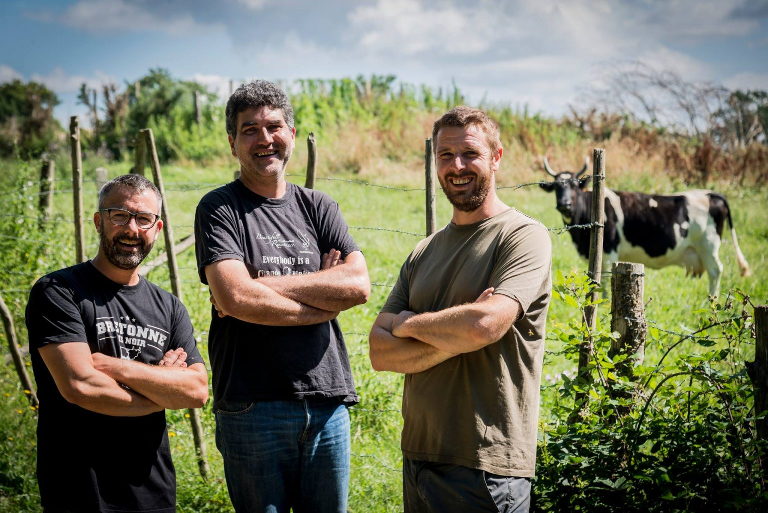 French collective farmers