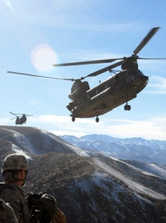 US choppers in Afghanistan
