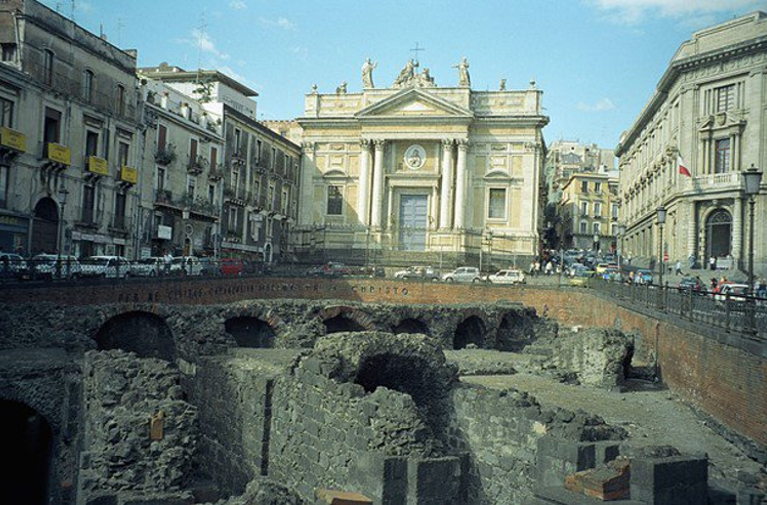 Ruins in Catania