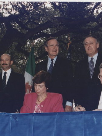 Signing of NAFTA