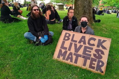 Black Lives Matter protest in Brighton