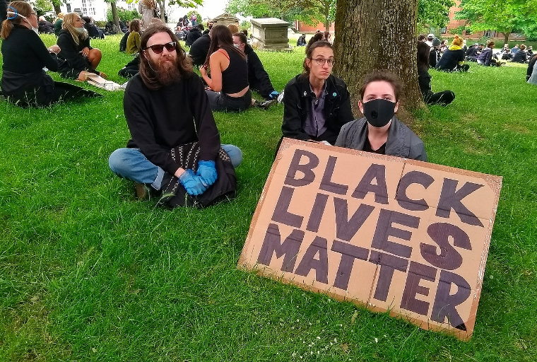 Black Lives Matter protest in Brighton