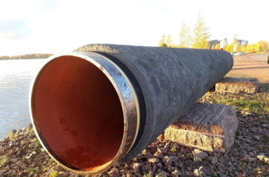 gas pipeline in Finland