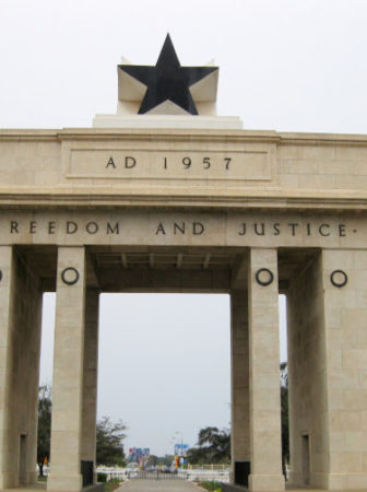 Black Star Monument in Accra Ghana