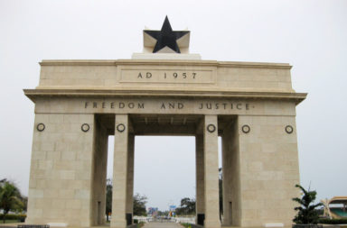 Black Star Monument in Accra Ghana