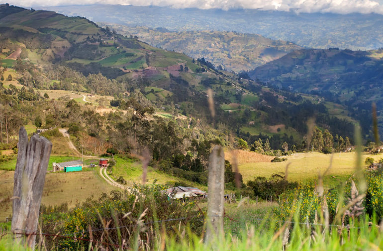 rolling hills of Bogota