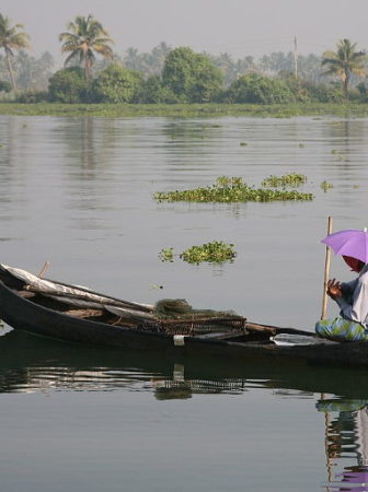Canoe in Kerala